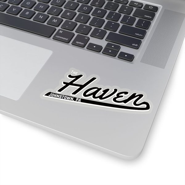 Haven Script Logo Sticker Black