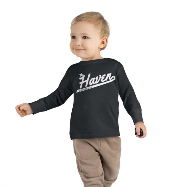 The Haven Script Toddler Long Sleeve Tee