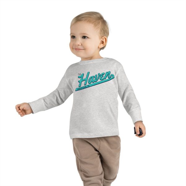 The Haven Script Toddler Long Sleeve Tee