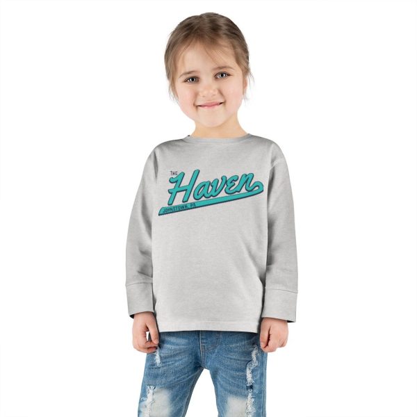 The Haven Script Toddler Long Sleeve Tee