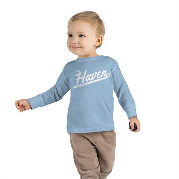 The Haven Script Toddler Long Sleeve Tee
