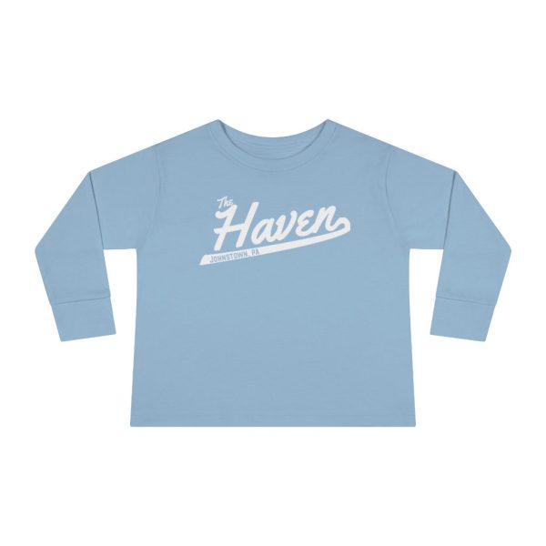 The Haven Script Toddler Long Sleeve Tee