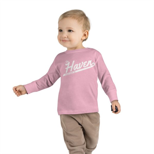 The Haven Script Toddler Long Sleeve Tee