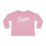 The Haven Script Toddler Long Sleeve Tee