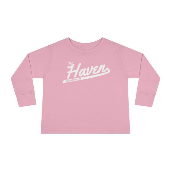 The Haven Script Toddler Long Sleeve Tee