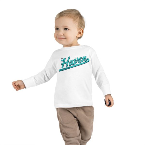 The Haven Script Toddler Long Sleeve Tee