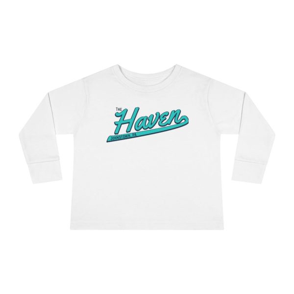 The Haven Script Toddler Long Sleeve Tee