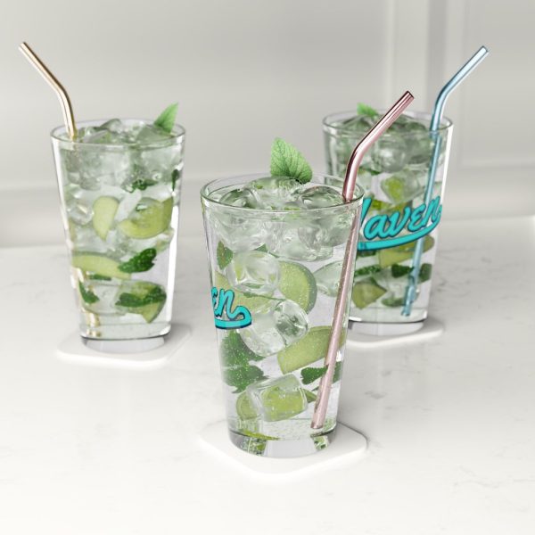 Haven Script Logo 16oz Pint Glass