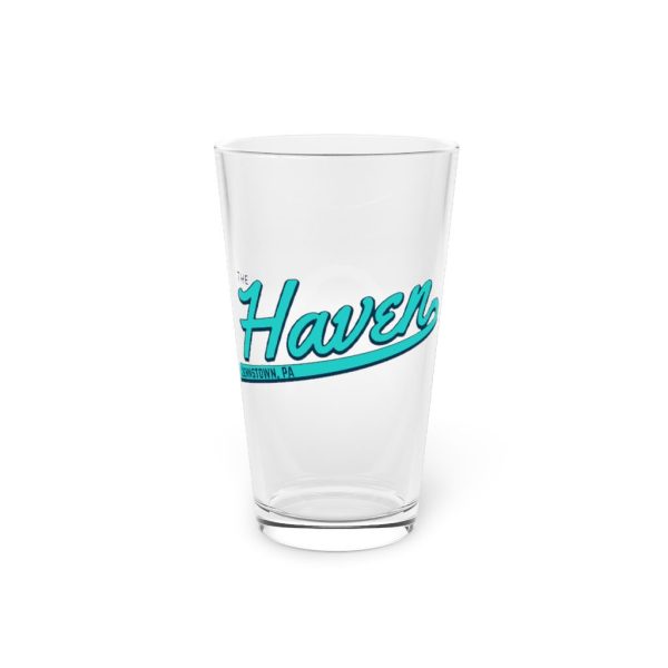 Haven Script Logo 16oz Pint Glass