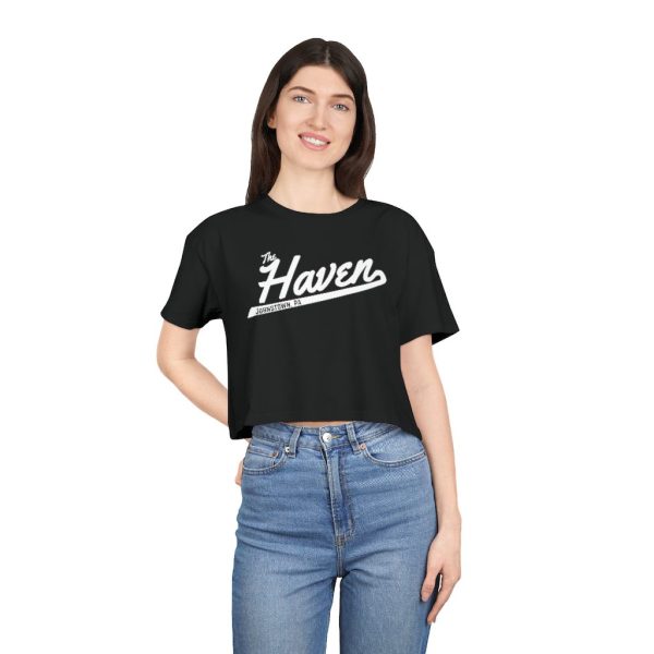 Women's The Haven Script Crop Tee